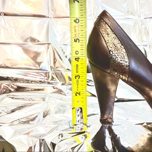 Aldo women’s 40UK 9US brown & copper pump - Picture 4 of 4